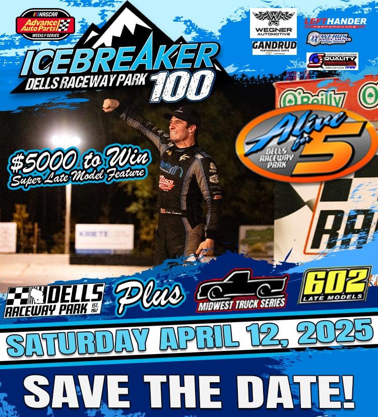 ICEBREAKER 100 SET FOR SATURDAY APRIL 12TH