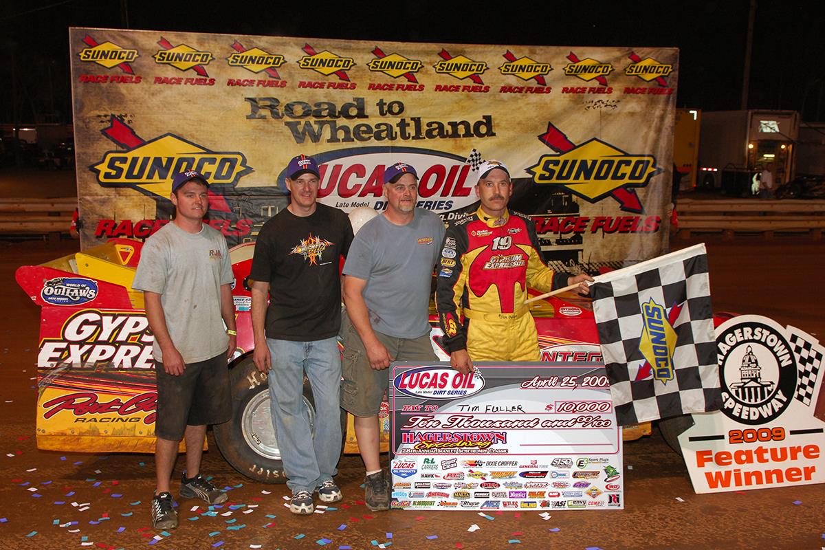 Tim Fuller Wins First Ever Series Event Saturday Night at Hagerstown Speedway