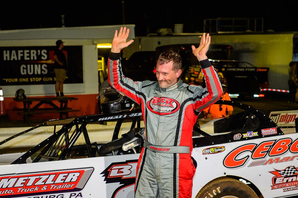 Booze Scores Last Lap LMS Thriller at Hagerstown