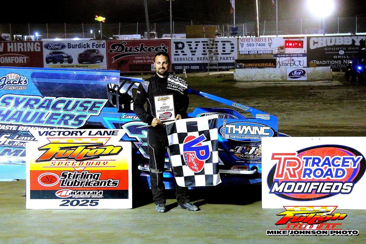 Ron Davis III Drives to Fulton Speedway Modified Victory Lane
