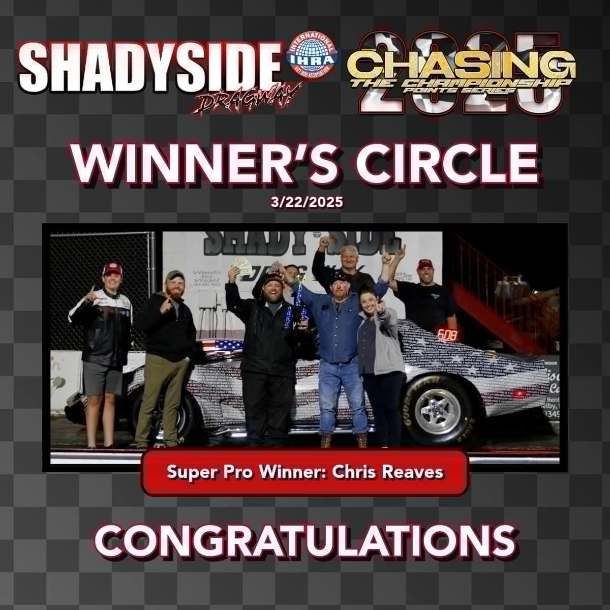 Shadyside Dragway Opens 2025 IHRA SuperSeries season