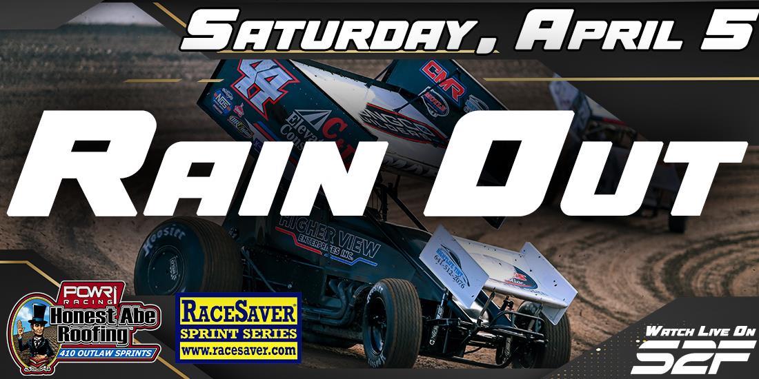 Lake Ozark Speedway April 5 Sprint Special Canceled Due to Inclement Conditions