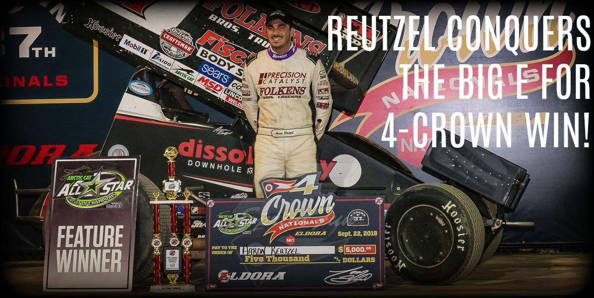 Aaron Reutzel cruises to 4-Crown victory at Eldora Speedway