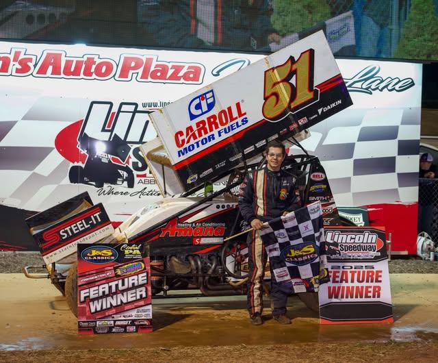 FREDDIE RAHMER DOMINATES FOR THRILLING VICTORY: Frankie Herr Claims 358 Season Opener