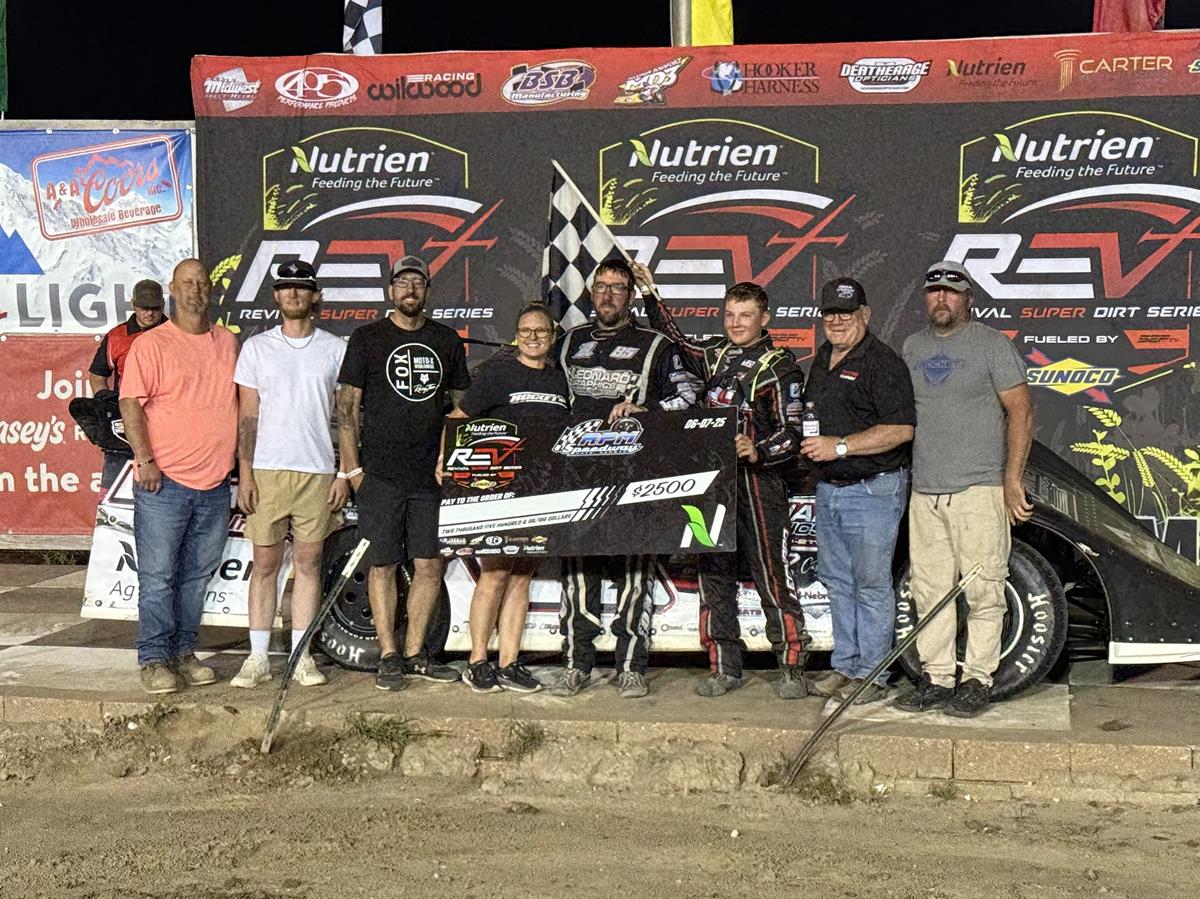 Josh Leonard takes Kansas-Swing Weekend Win with POWRi REV Super Dirt Series