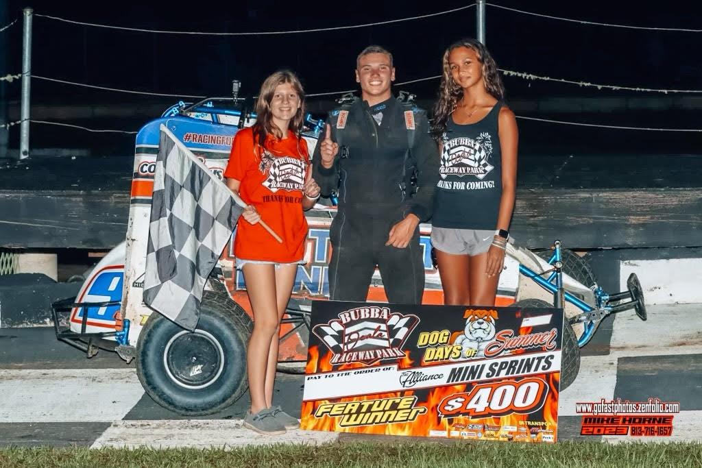 Bryce Picks Up The Feature Win At Bubba Raceway Park
