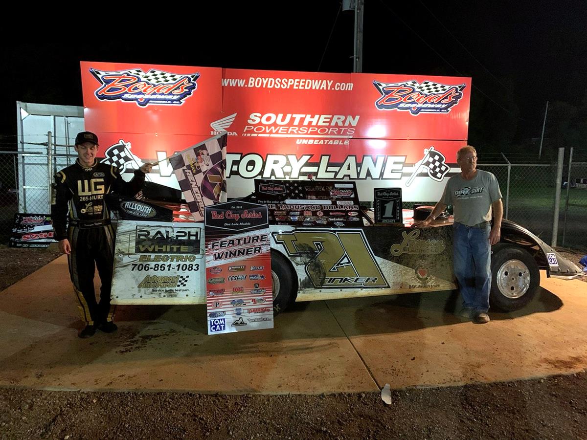 Tinker Tames Boyds for Red Clay Series Checkers