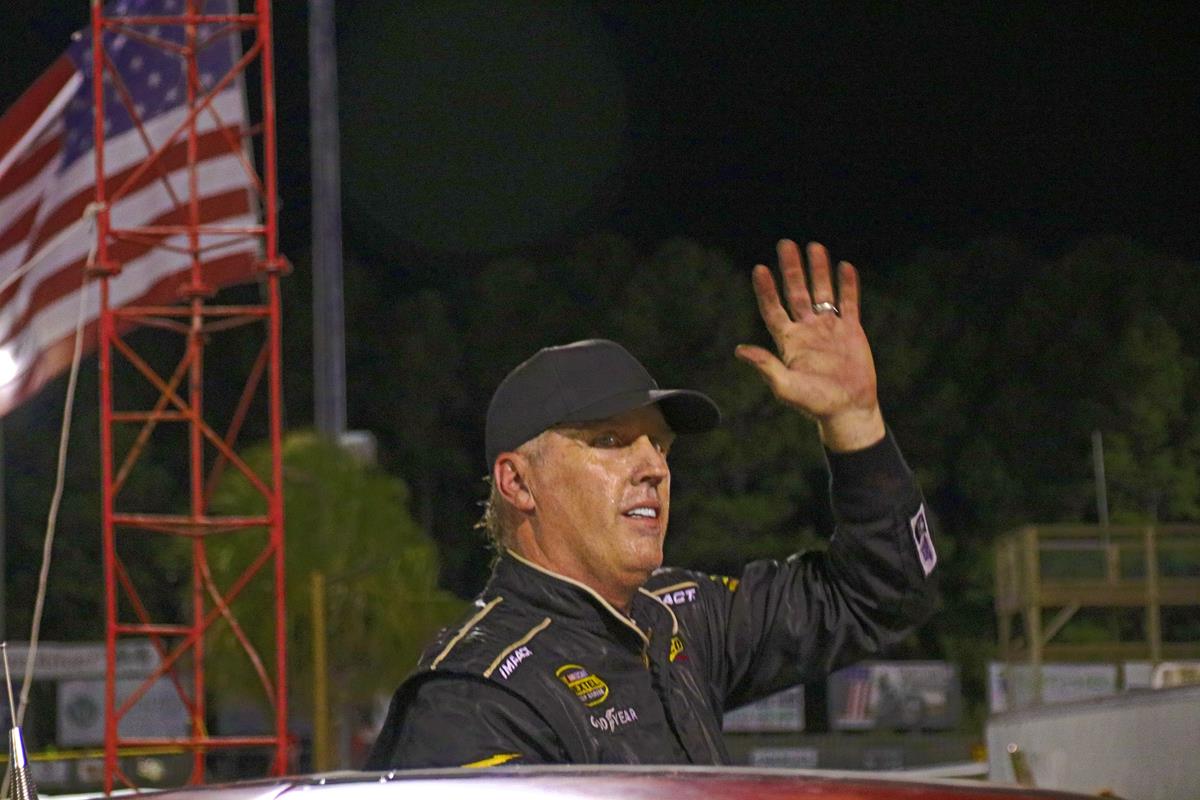 Jeremy Mayfield doubles down at Carteret County Speedway