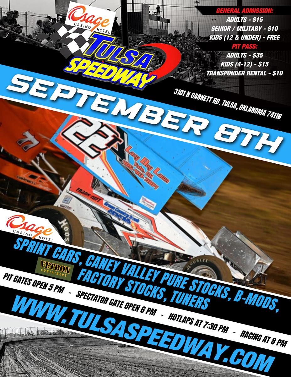 September 8th racing continues