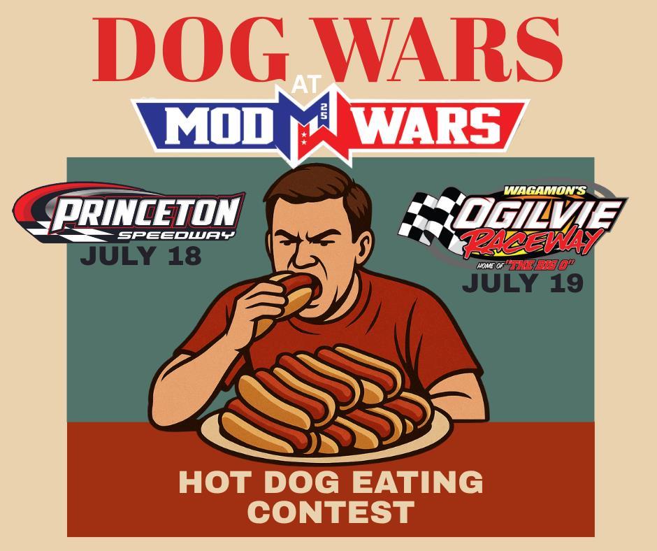 Sign up NOW for HOT DOG EATING CONTEST at MOD WARS