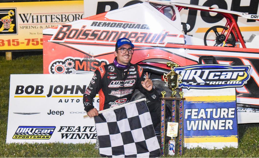 Donovan Lussier Lands DIRTcar Sportsman Series Win at Can-Am