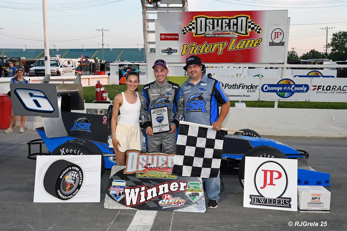 Sokolic Scores First Career Supermodified Win with Dominant Drive in First Burke’s Do It Best Home Centers Twin 40