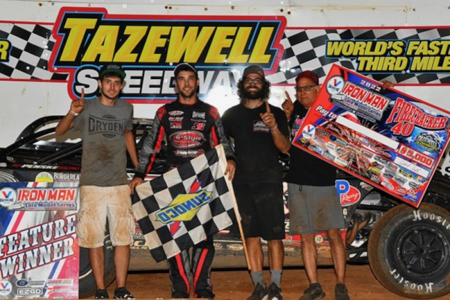 Tazewell Speedway (Tazewell, TN) – Valvoline Iron-Man Racing Series – Firecracker 40 – July 3rd, 2022. (Michael Moats photo)