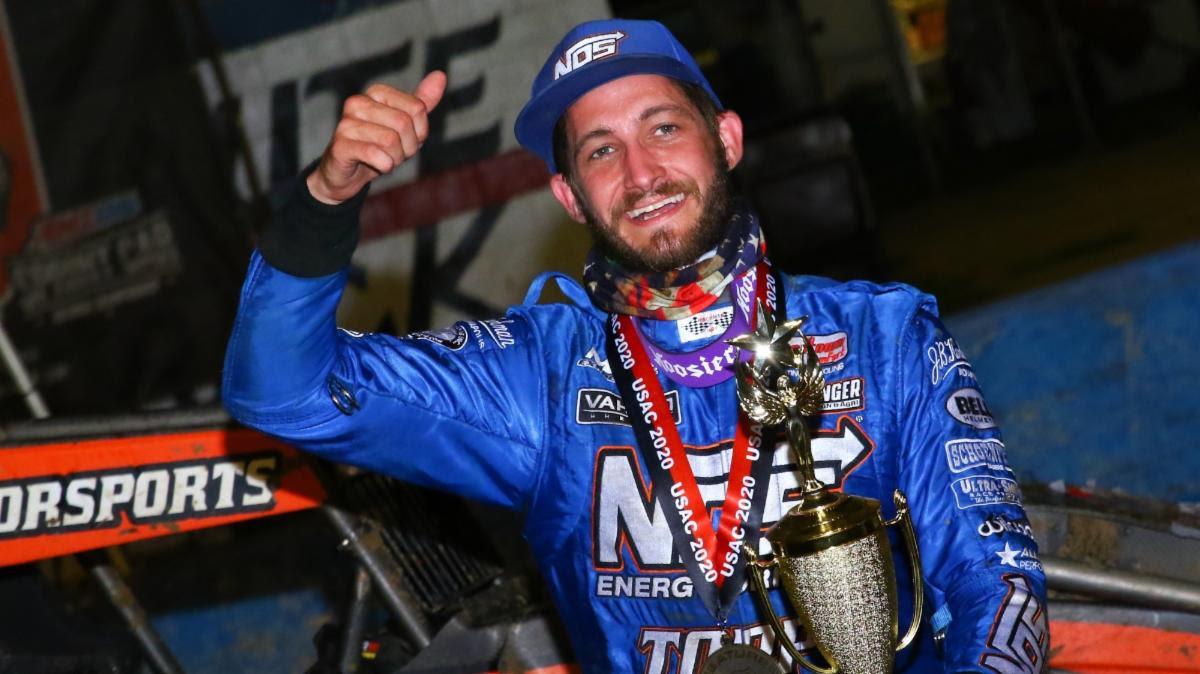 Grant passes Stockon on last lap at Terre Haute