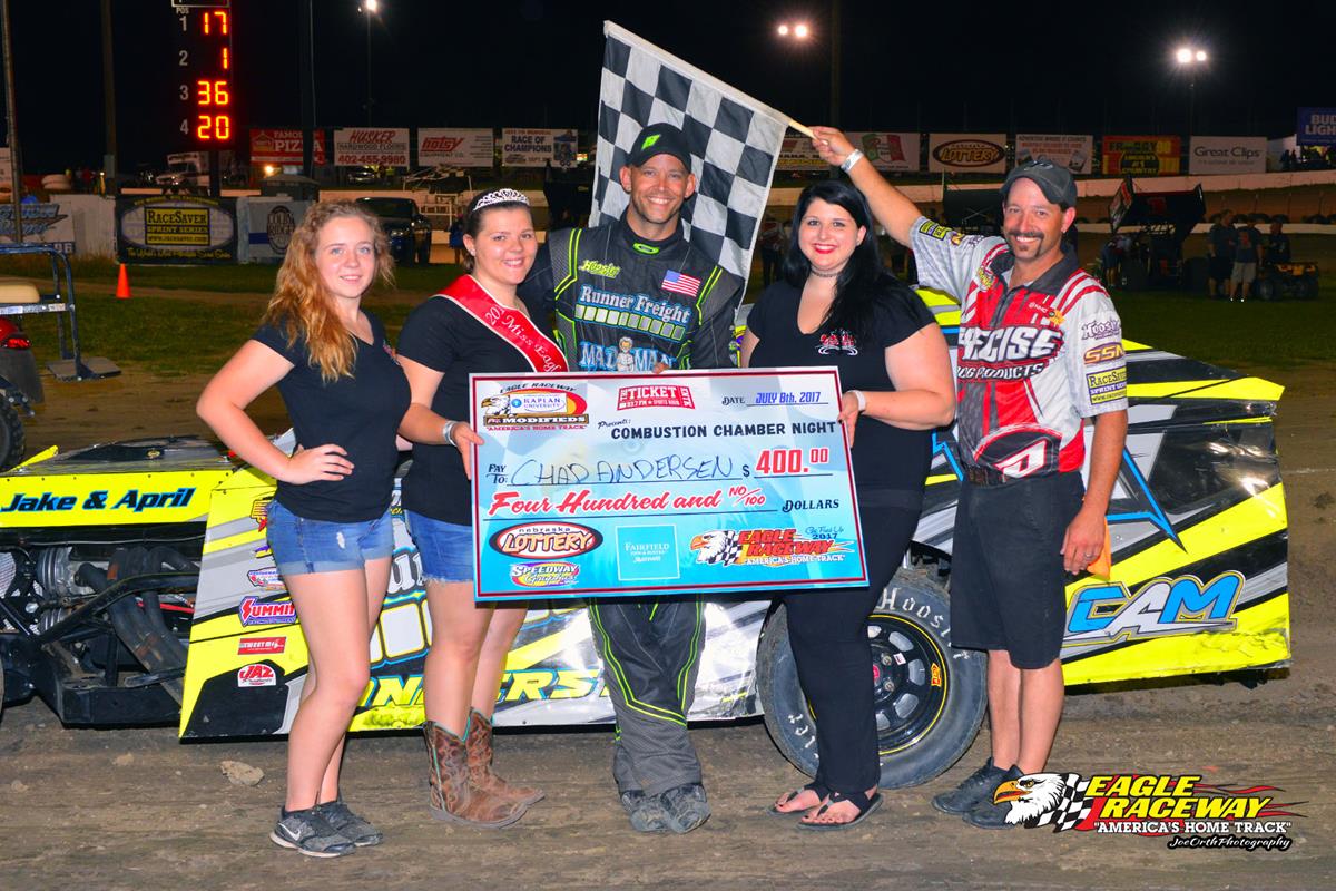 Satriano, Harker, Armstrong, Andersen & Krichau win Combustion Chamber Night