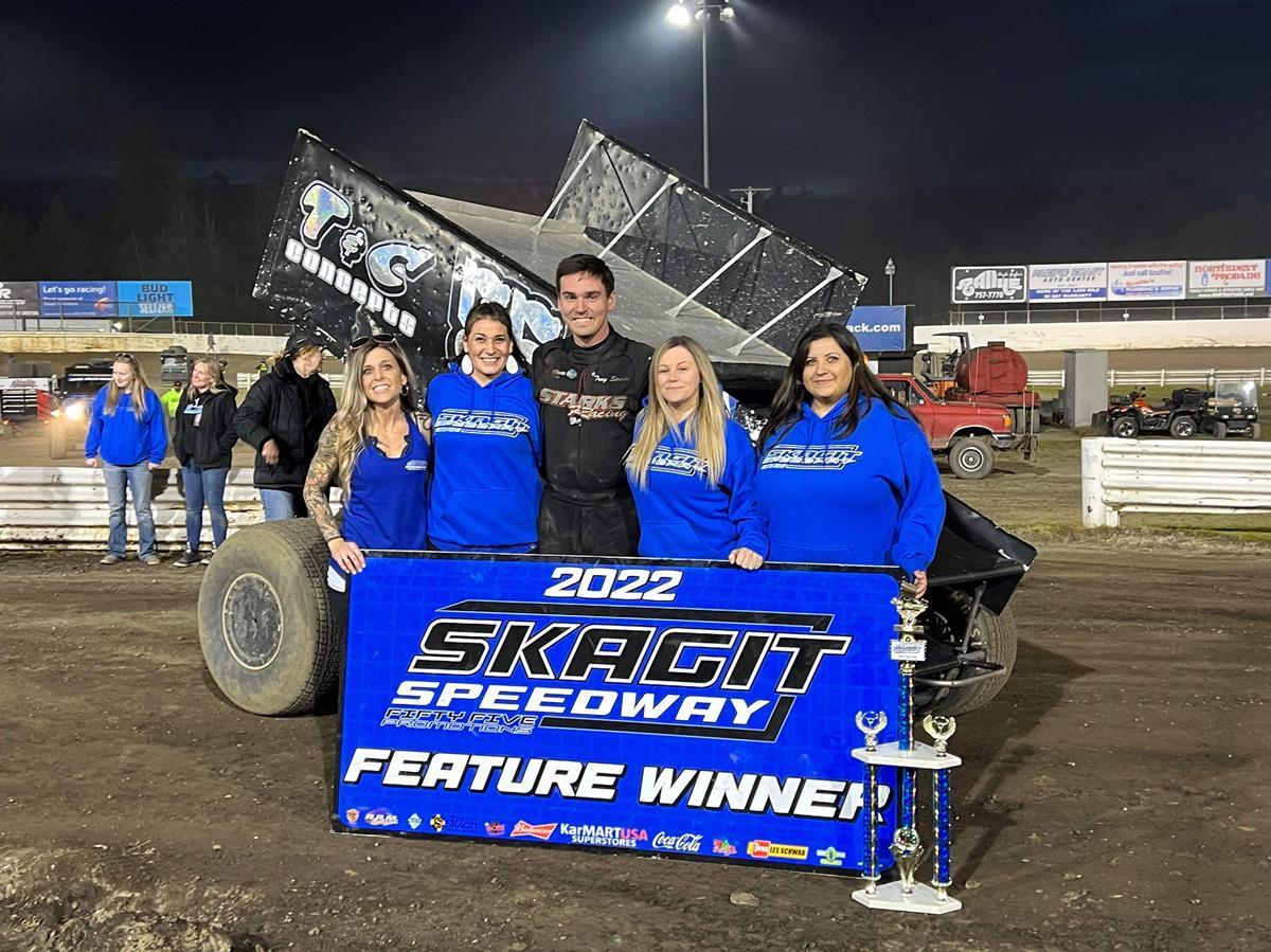 Starks From 24th Wins Opening Night at Skagit Speedway