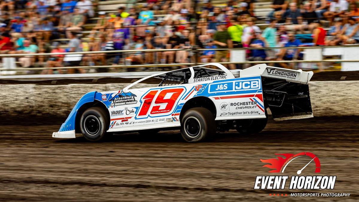 Fairbury Speedway (Fairbury, IL) – World of Outlaws Real American Beer Late Model Series – Prairie Dirt Classic – July 25th-26th, 2025. (Event Horizon Photography)