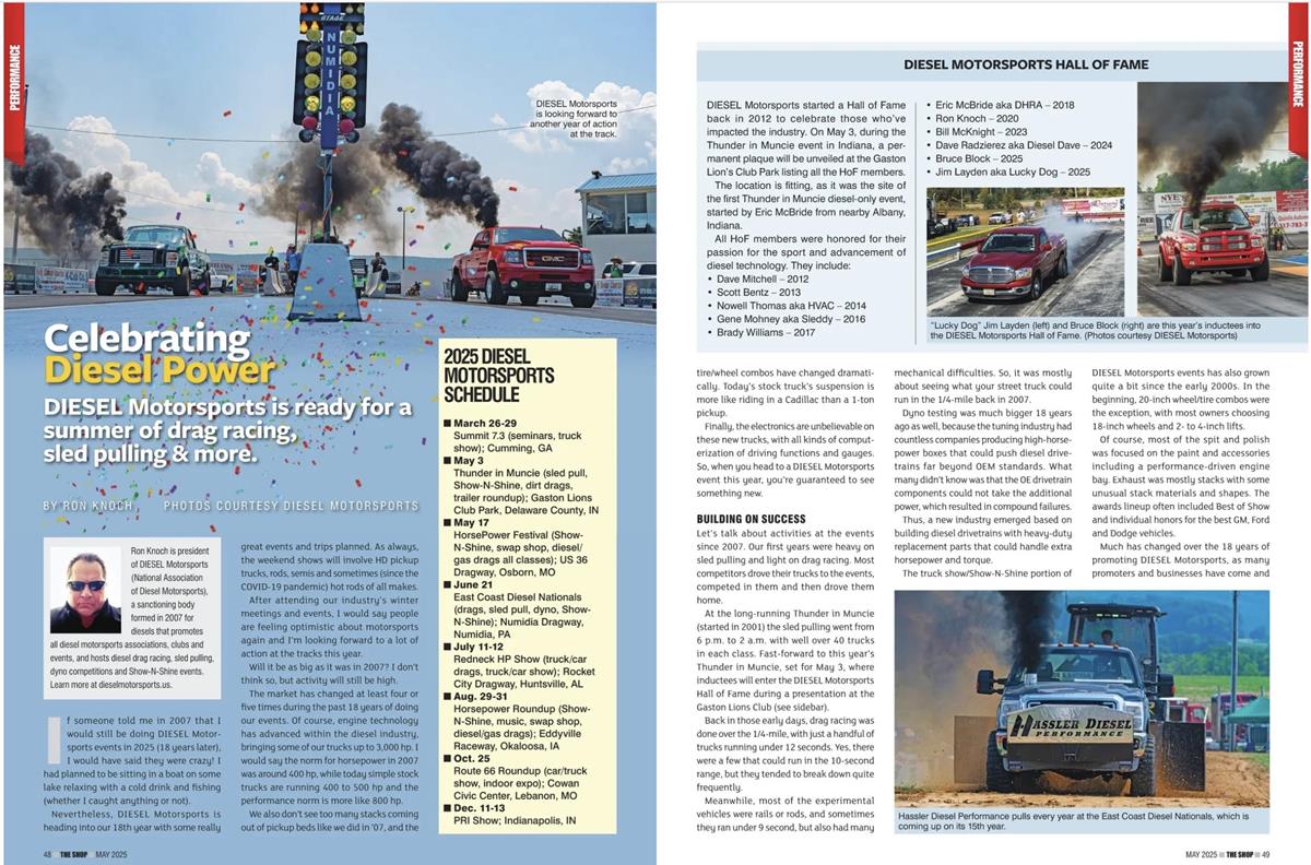 DIESEL Motorsports Featured in SHOP Magazine