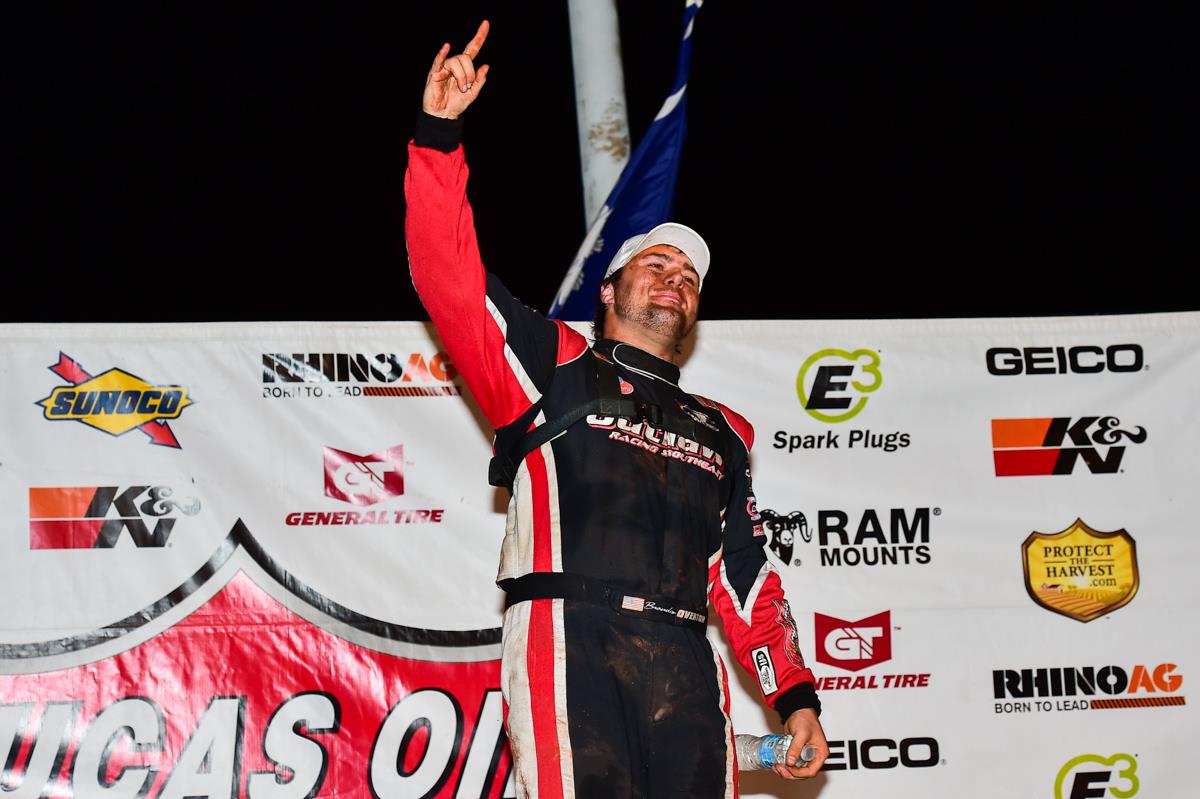 Overton Charges to Lucas Oil Win at Cherokee Speedway