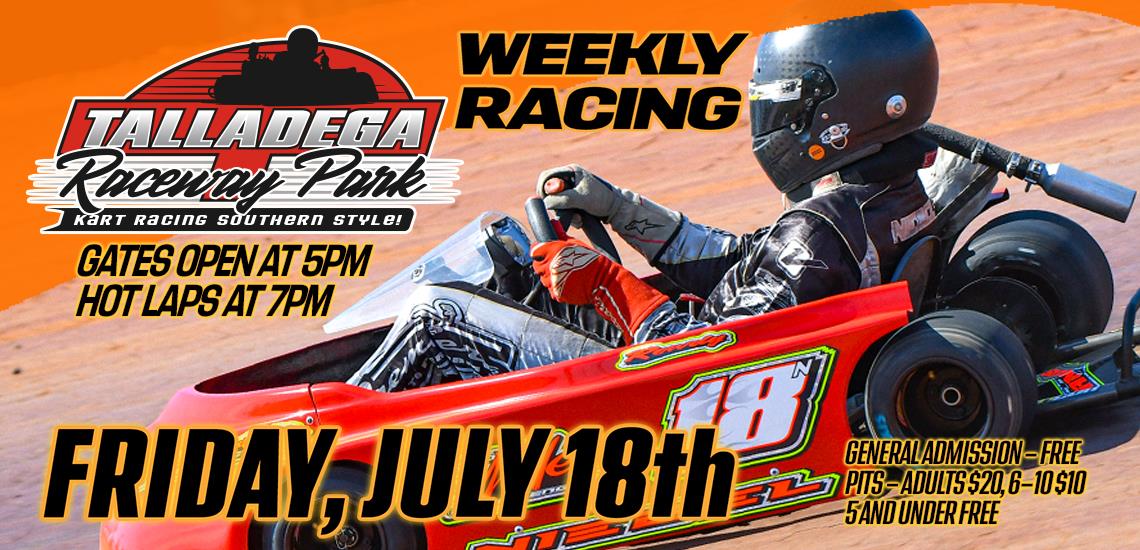 Talladega Raceway Park | July 18th!