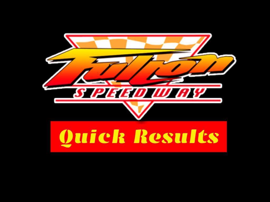 Fulton Speedway July 23 Quick Results