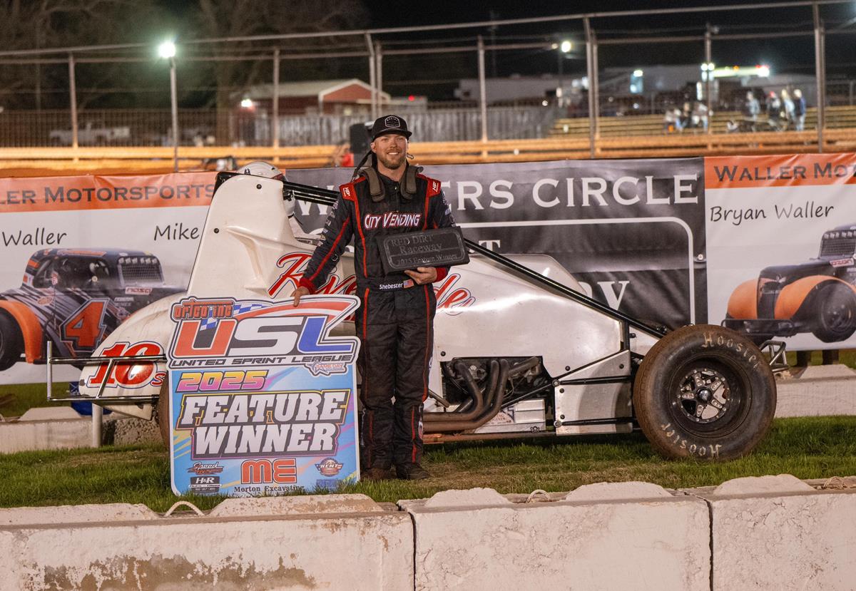 Shebester wins USL season opener at Red Dirt Raceway