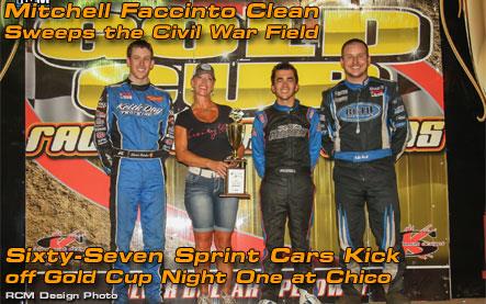 Mitchell Faccinto Clean Sweeps the Civil War Field