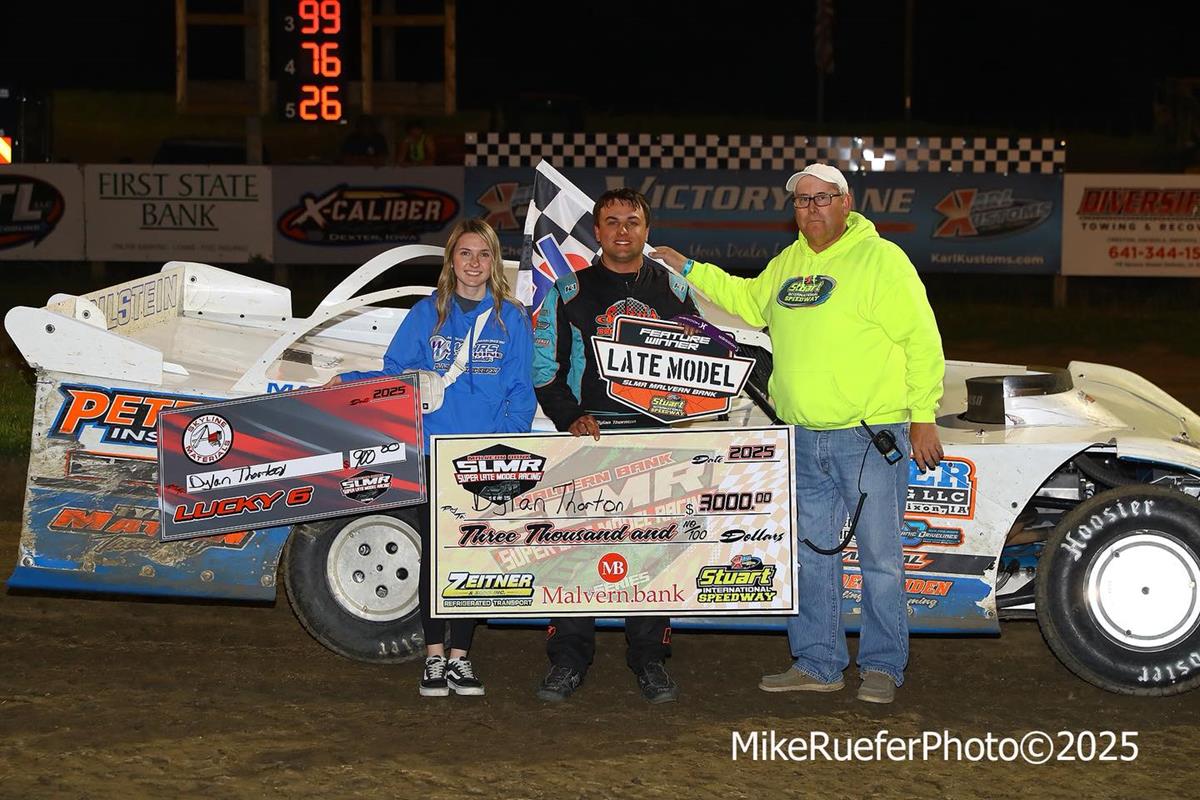 Stuart Speedway (Stuart, IA) – Malvern Bank West Series – May 9th, 2025. (Mike Ruefer photo)