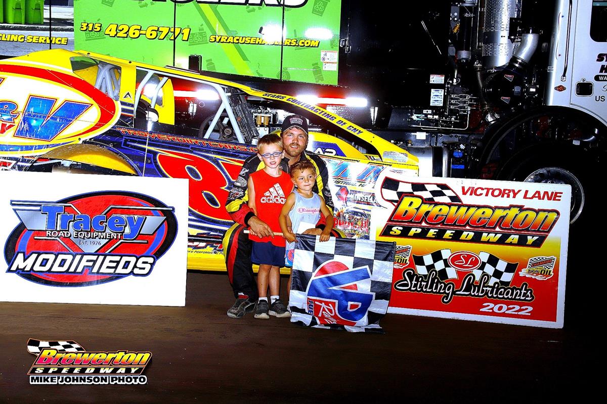 Tim Sears Jr. Charges to Fourth Brewerton Speedway Modified Victory