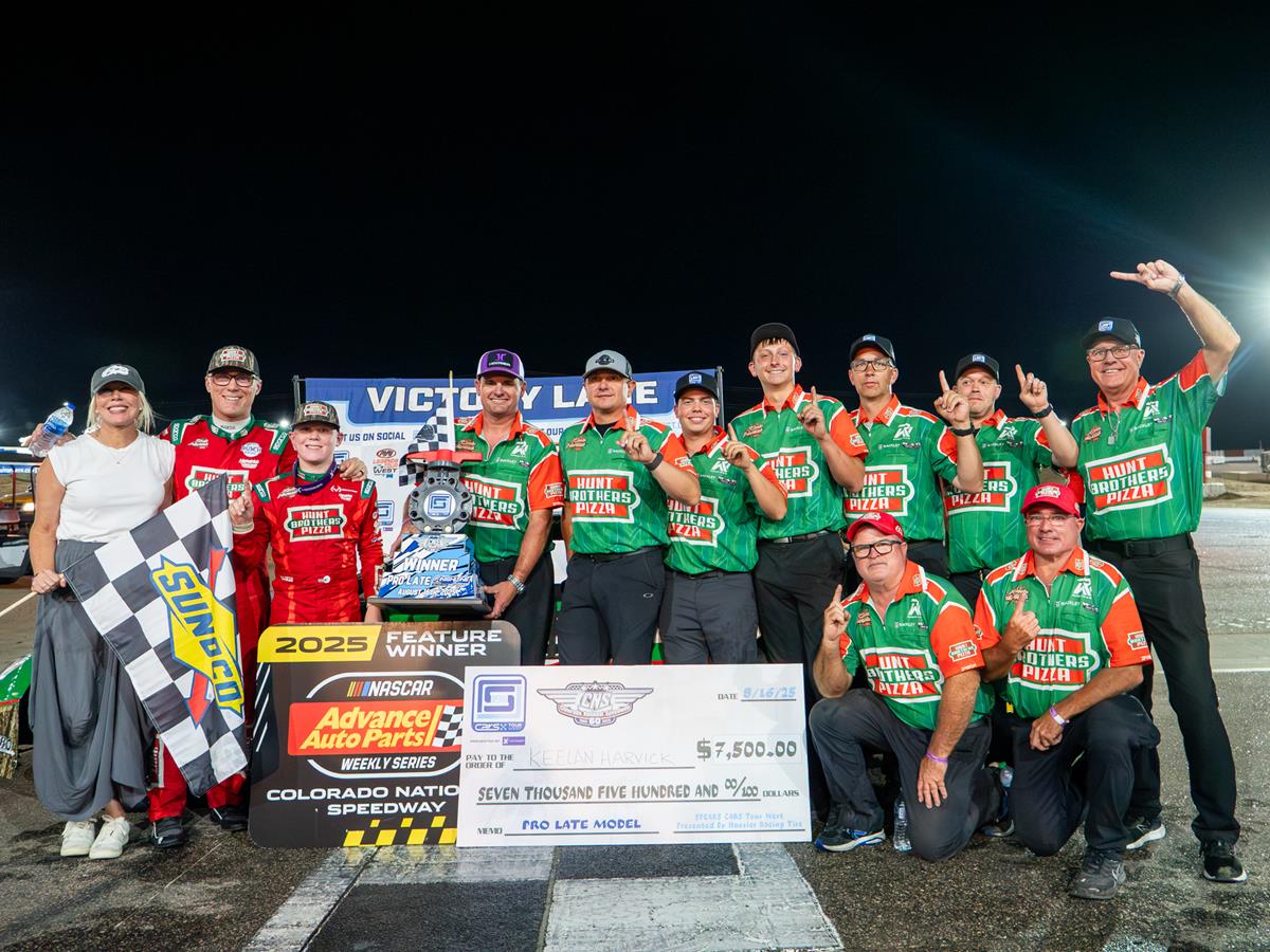 Colorado National Speedway Aug. 16 Winners Circle.
