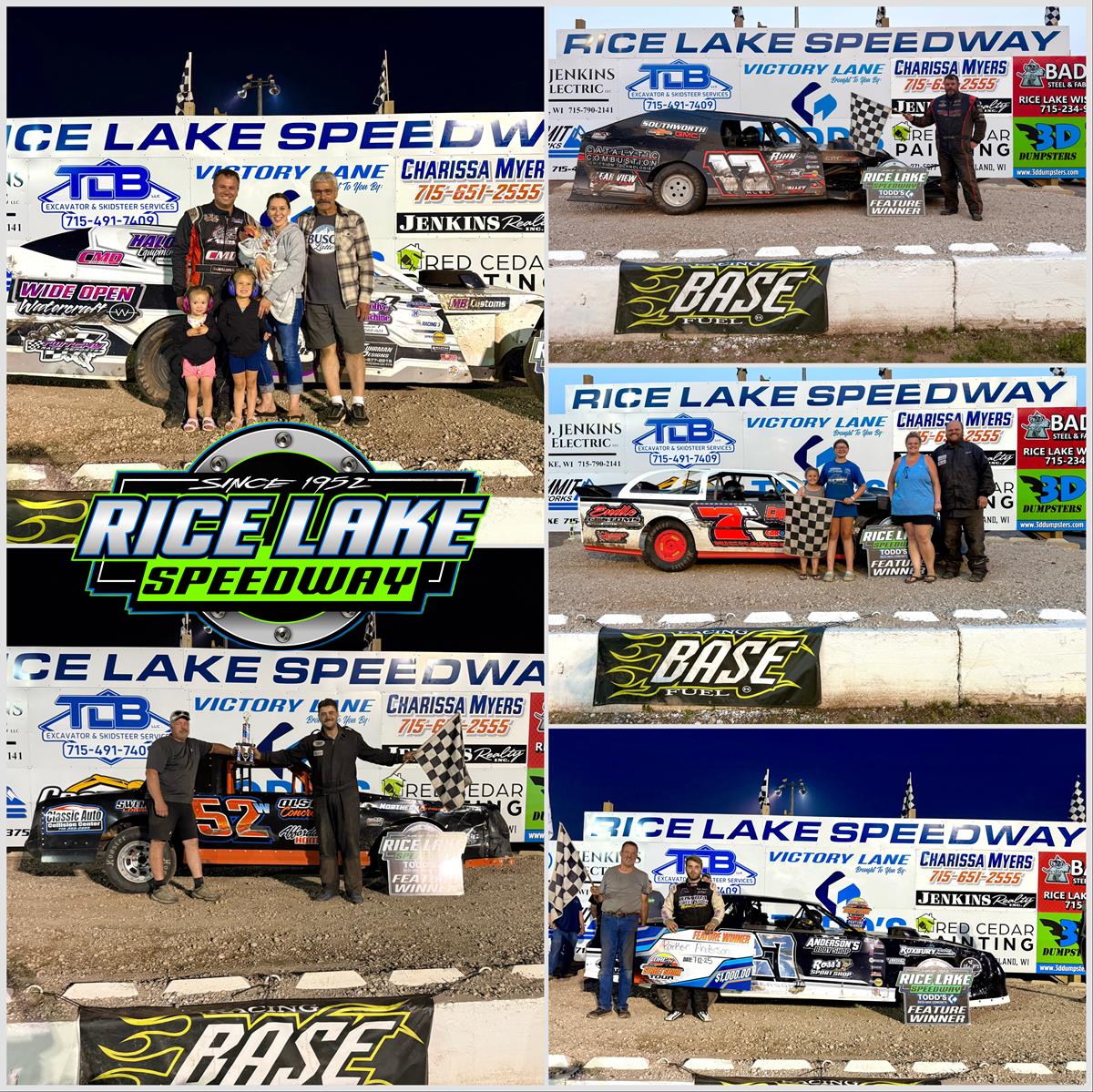 Parker Anderson DRC Winner at Rice Lake Speedway