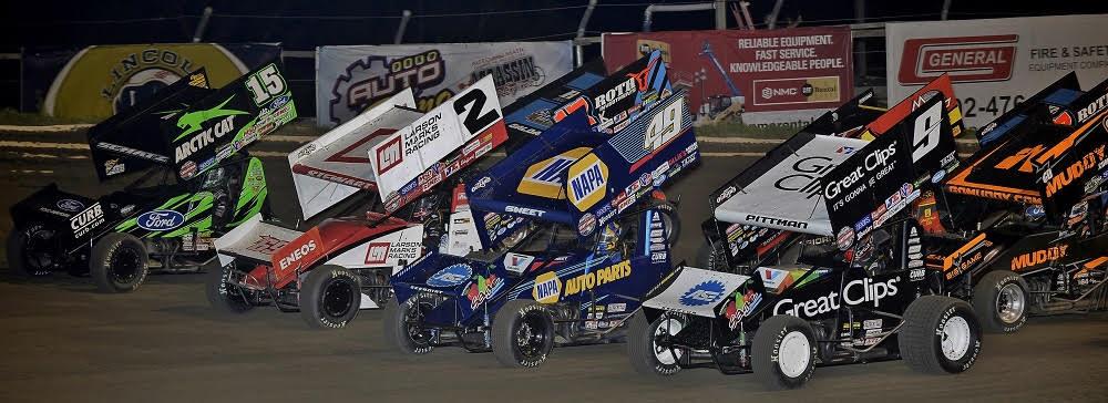World of Outlaws visit Salina Highbanks Speedway in 2018 on May 5