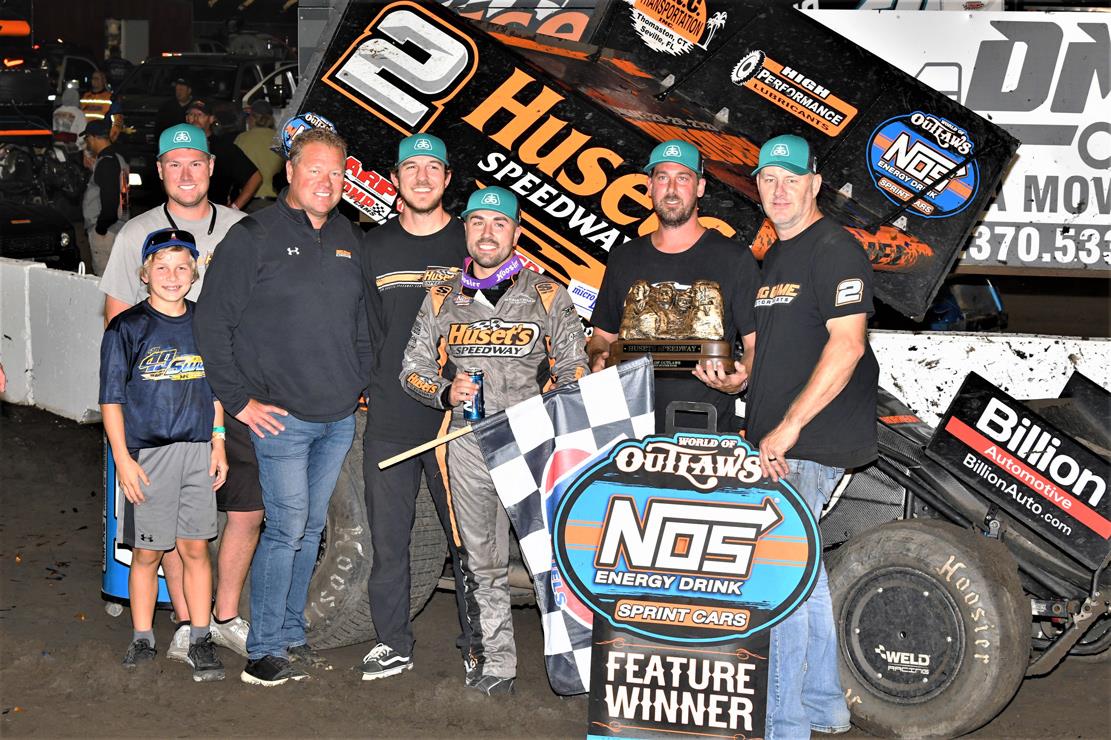 Big Game Motorsports and Gravel Score World of Outlaws Win at Huset’s Speedway