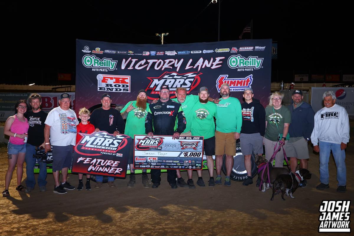 Quincy Raceway (Quincy, IL) – MARS Late Model Championship Series – May 16th, 2025. (Josh James Artwork)