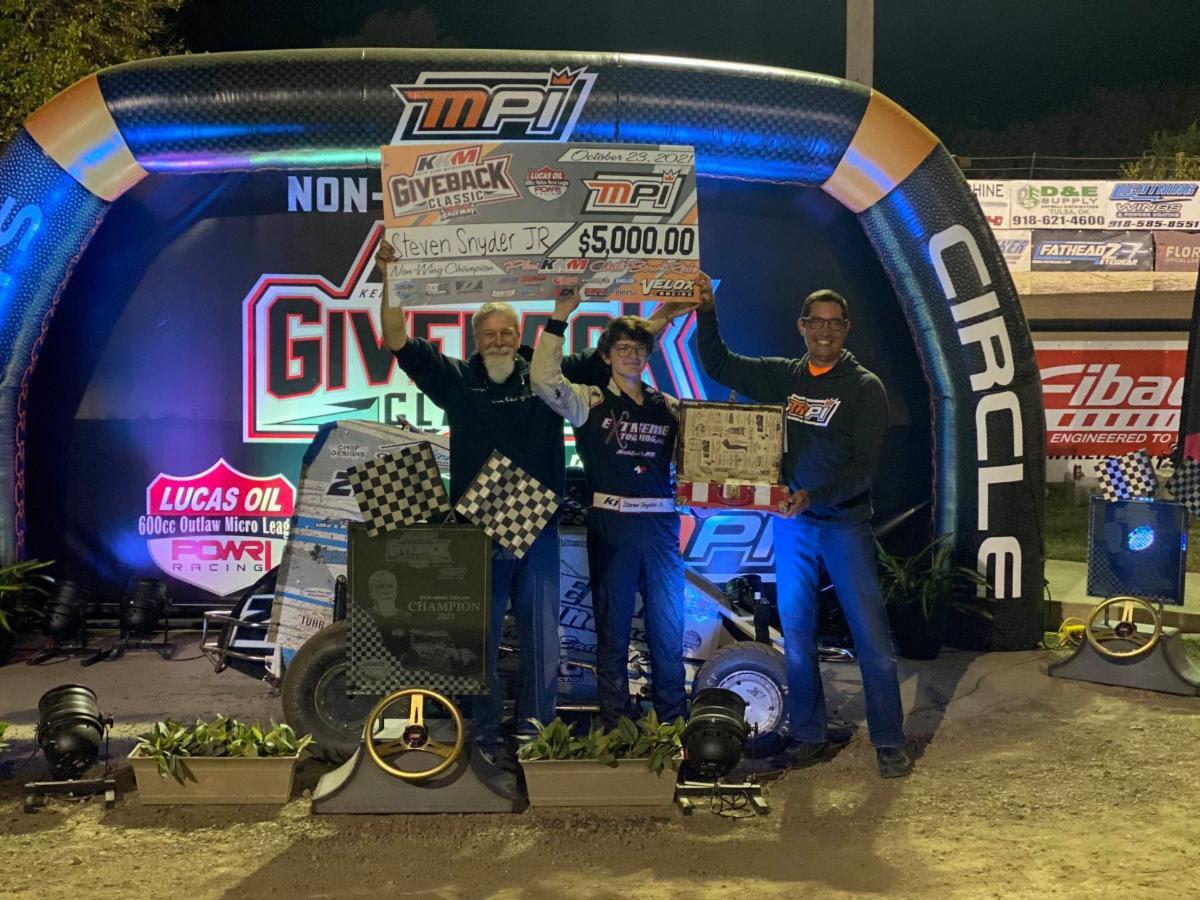 Steven Snyder Jr Snags KKM Giveback Classic presented by MPI Championship Night Honors