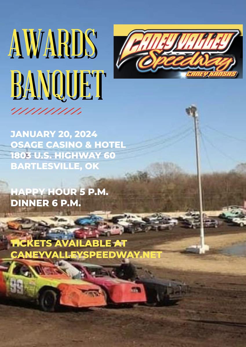 Caney Valley Speedway, OCRS, USL banquet set for January 20