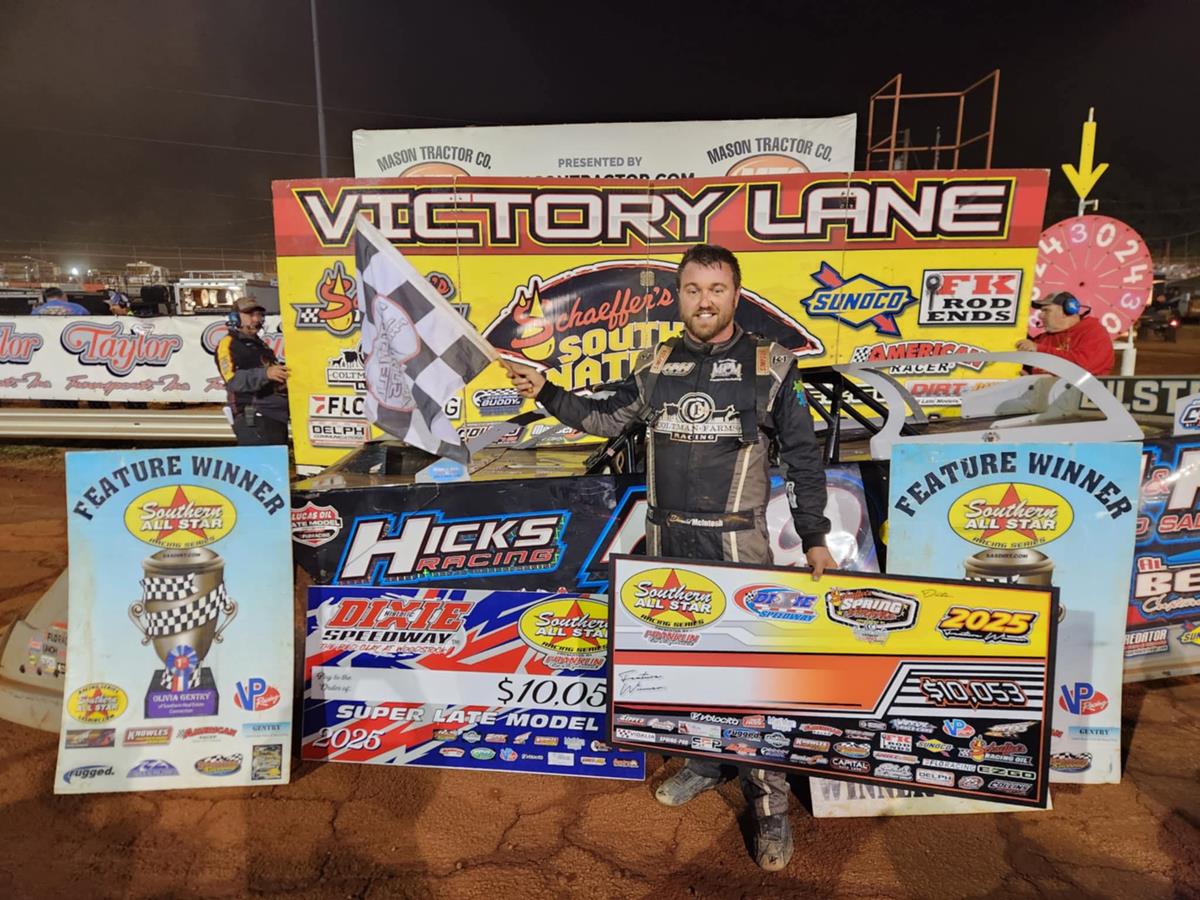 Donald McIntosh Captures $10,053 First Place Prize with SAS in Dixie Nationals