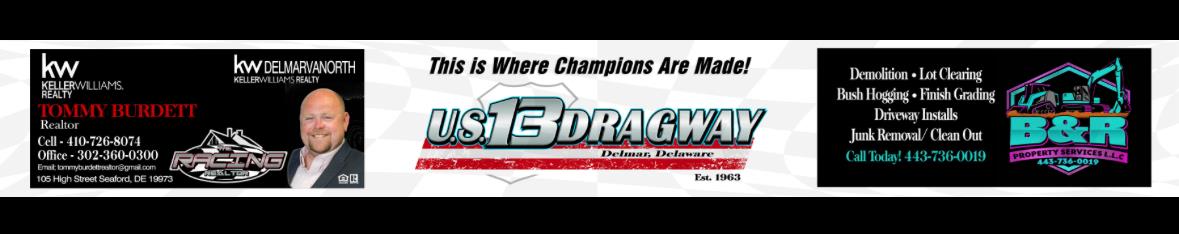 2025 Season Sponsors at US 13 Dragway Announced