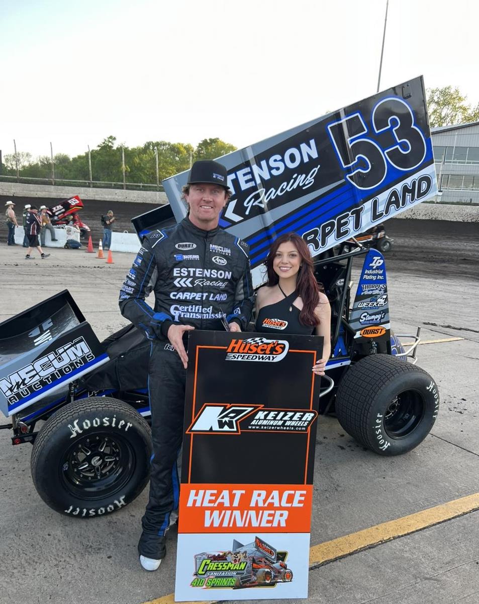 Dover Earns Top Five During Huset’s Speedway Season Opener