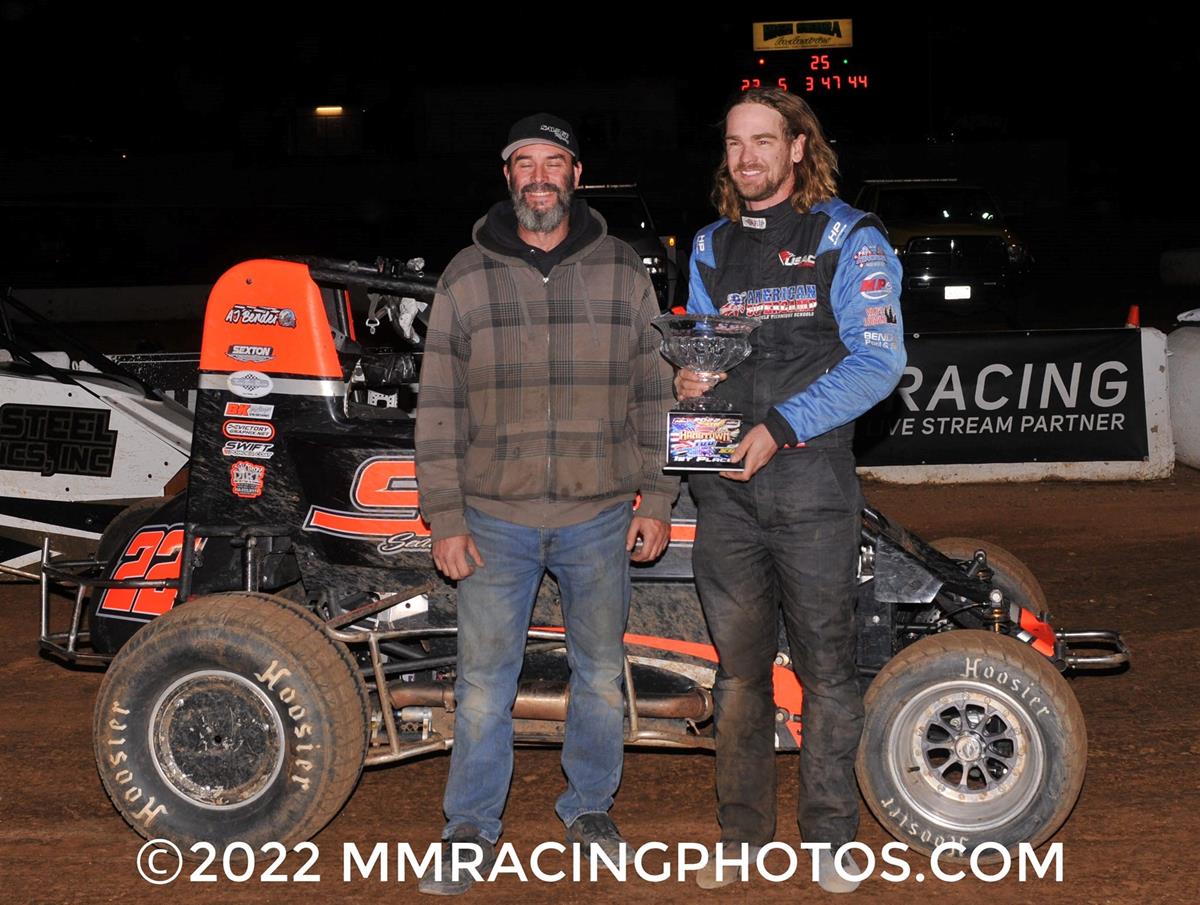 CLS DRIVER AJ BENDER MAKES IT TWO WINS IN A ROW AT PLACERVILLE’S HANGTOWN 100