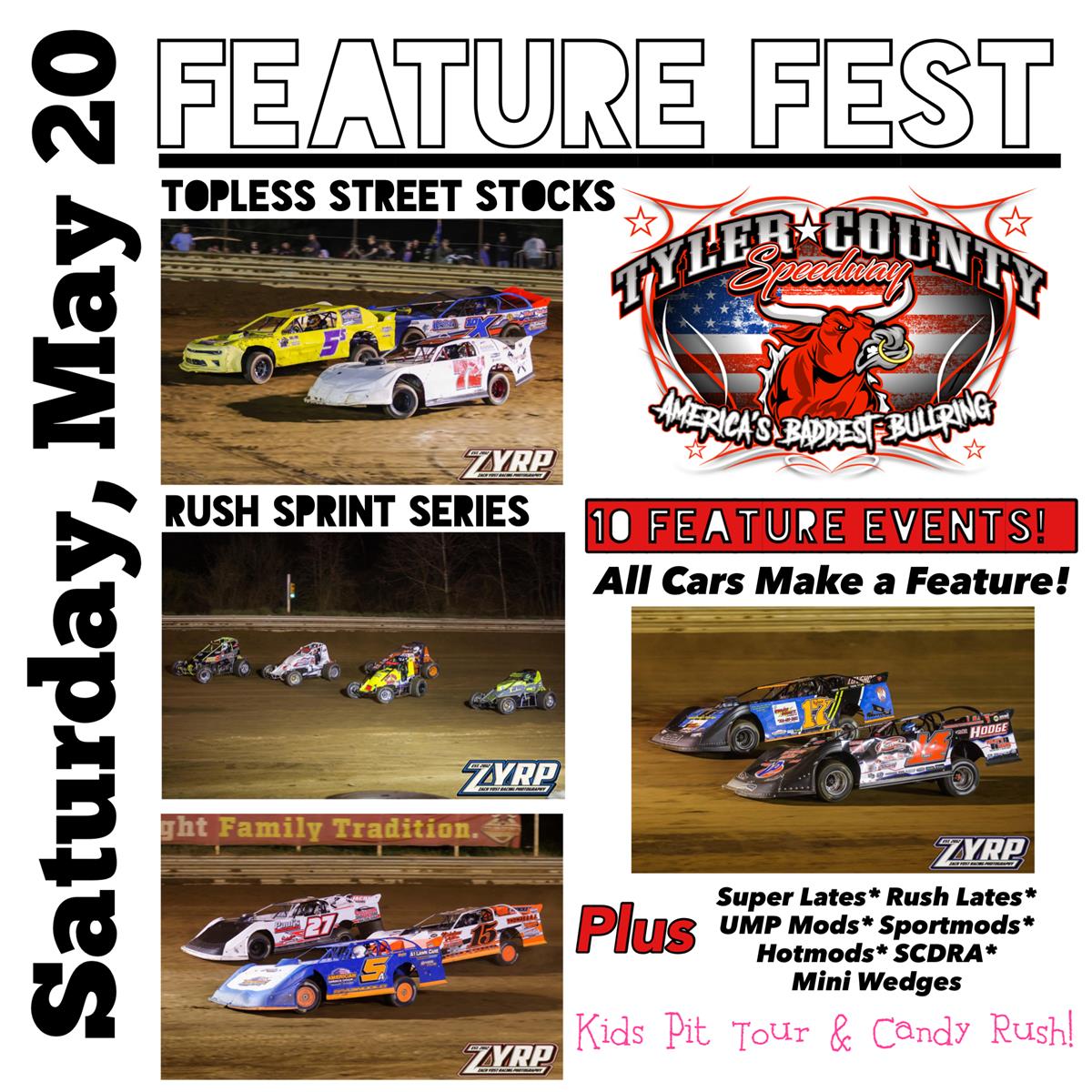 Tyler County Speedway Rescheduling News; Feature Fest Up Next!