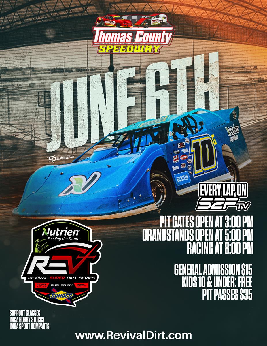 REVIVAL HEADS WEST FOR A TWO NIGHT WESTERN KANSAS SHOWDOWN