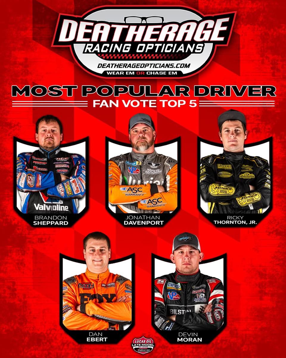LOLMDS Most Popular Driver Standings - 6/3/2025