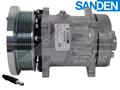 OE Sanden Compressor SD7H15SHD - 133mm, 8 Groove Clutch 12V