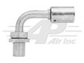 90° #6 Beadlock Insert O-Ring Bulkhead Fitting