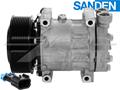 OE Sanden Compressor SD7H15SPRHD - 126mm, 10 Groove Clutch, 12V