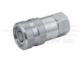 FF-501-8FP - Female Flat Face 1/2 Hydraulic Coupler - Pioneer