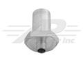 #6 Flex Pad Fitting - Block Off for Sealing Washer or O-Ring Style, .334 Pilot