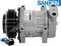 OE Sanden Compressor SD7H15SPHD - 125mm, 6 Groove SHD Clutch, 12V