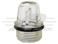 Safety Sight Glass 1/2-14 NPT with Plastic Dome
